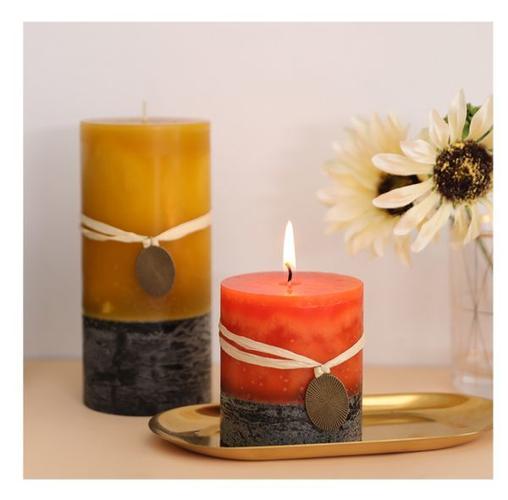 Scented pillar candles