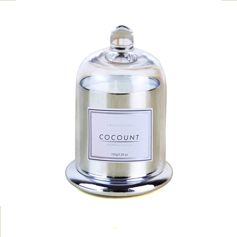 China Candle Supplier Wholesale Private Label Luxury Scented Glass Candle With Glass Cloche.jpg